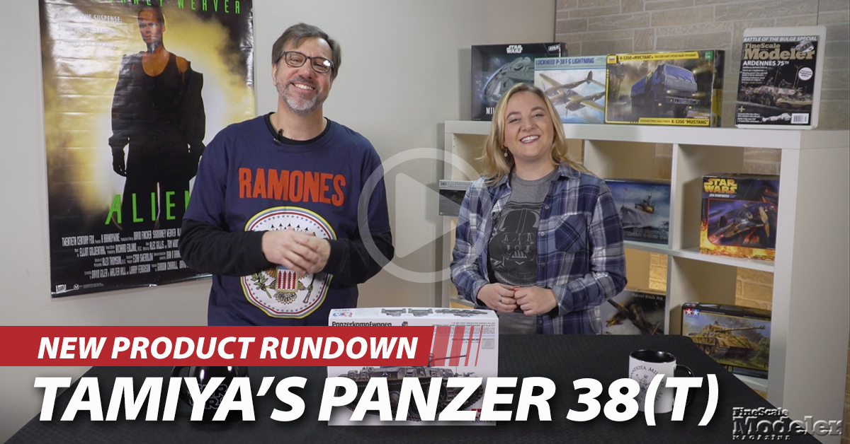 Tamiya’s Panzer 38(t), IBG’s PZL.11, Flagship’s CSS Virginia II, The Aviation Historian magazine, & Takom’s jeep