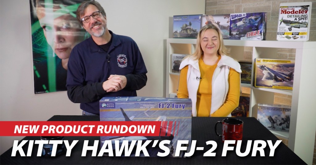 Kitty Hawk’s FJ-2 Fury, Academy’s Tomcat, Italeri’s big Alfa Romeo, Airfix Armor Kits, and Polar Lights’ Star Trek Enterprise