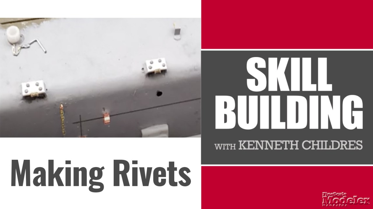 Skill Building: Making lead foil rivets