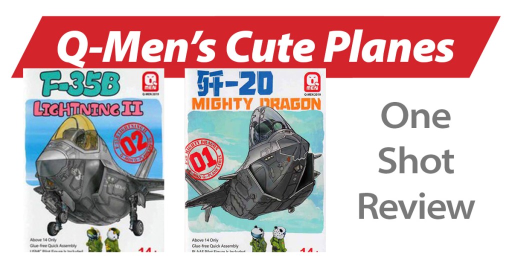 NPRD One Shot: Q-Men J-20 Mighty Dragon & F-35B Lightning II