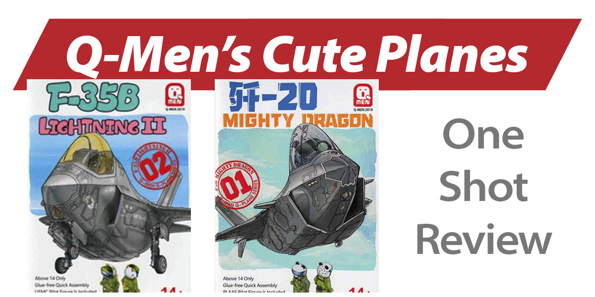NPRD One Shot: Q-Men J-20 Mighty Dragon & F-35B Lightning II