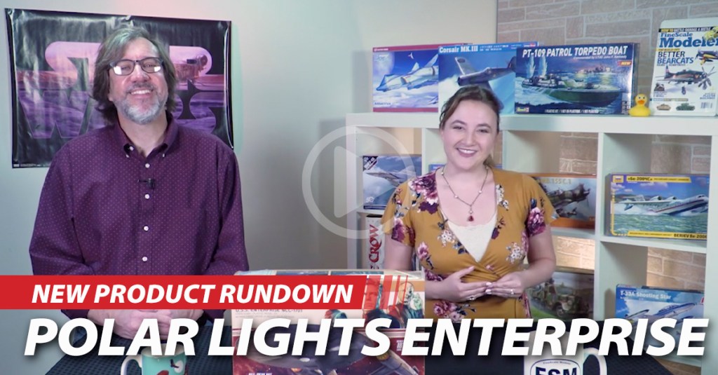 Polar Lights “Star Trek Discovery” Enterprise, Dora Wings Lancer, Zvezda Sherman, & Italeri H-34