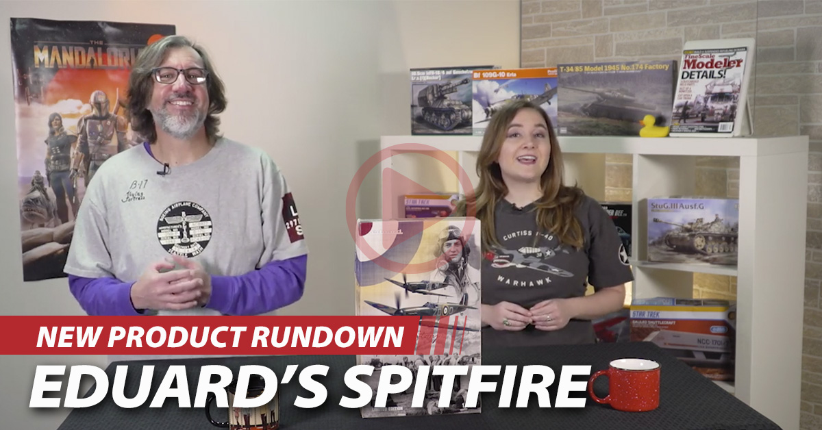 Eduard Spitfire Mk.I, HobbyBoss XM706E2, Tamiya F-35B Lightning, & Italeri German howitzer