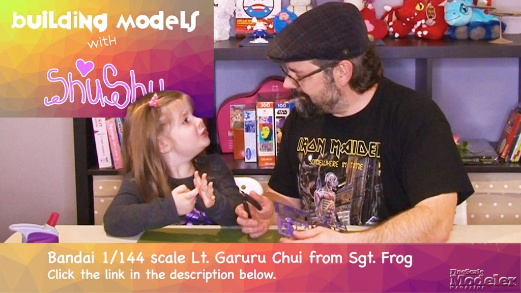 Building Models with ShuShu: Bandai’s Lt. Garuru winged figure