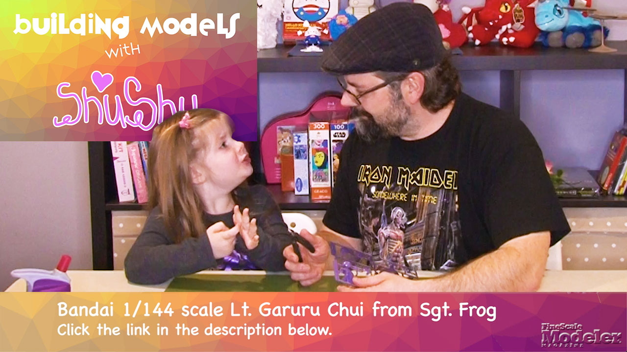 Building Models with ShuShu: Bandai’s Lt. Garuru winged figure