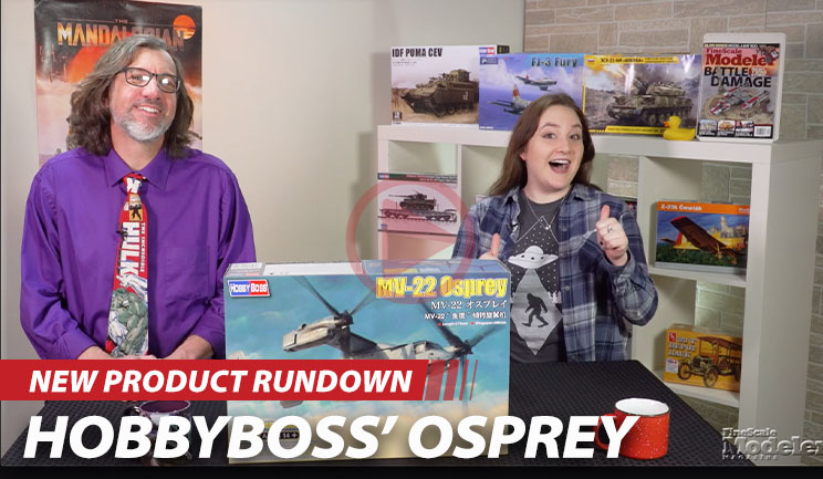 Unboxing the HobbyBoss Osprey, ICM SdKfz 247, Italeri Range Rover, & Dora Wings Caudron Simoun