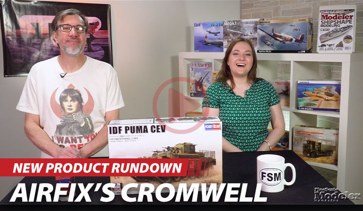 Airfix Cromwell Mk.IV, ICM O-2A Skymaster, Takom Bismarck Turret B “Bruno”, Eduard Z-37A, & HobbyBoss Puma CEV