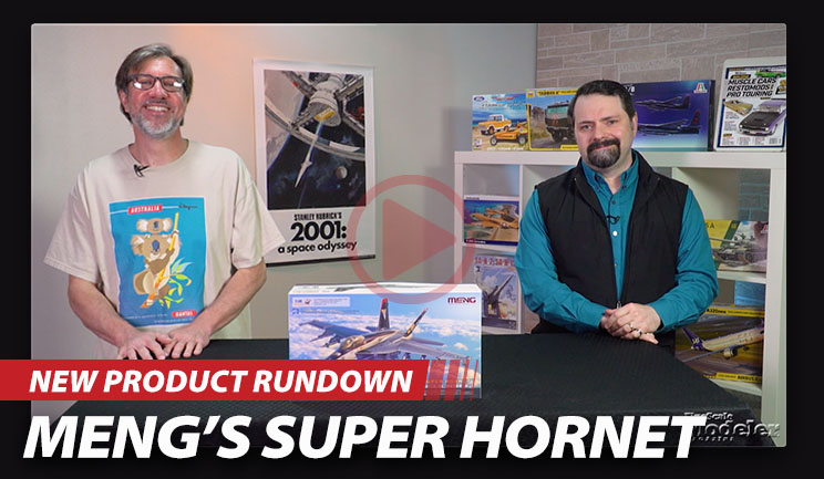 Opening the box of Meng’s Super Hornet, Bronco’s Ram, AFV Club’s LST, HK Model’s Lancaster, & HobbyBoss’ Jackal