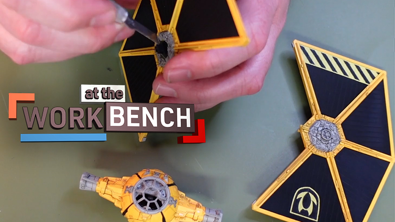 At the Workbench: Building a Mining Guild TIE Fighter
