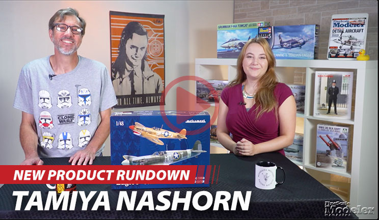 Tamiya Nashorn, Eduard Spitfire Mk.V Dual Combo, ICM G7107 truck, & Azur FrRom Gloster Meteor