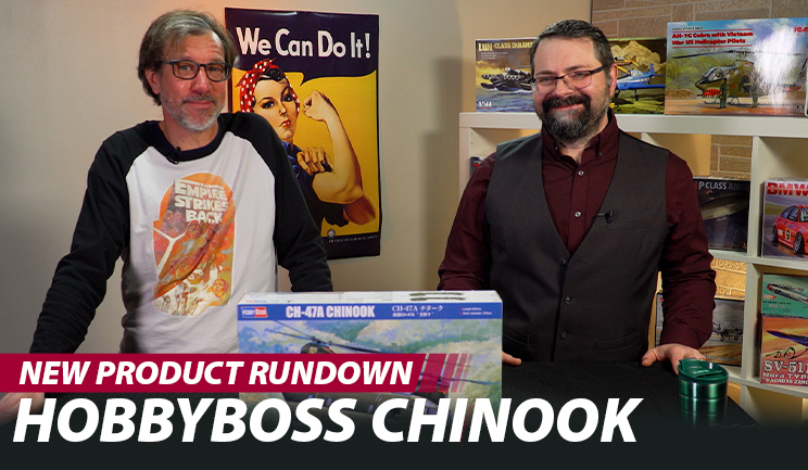 FineScale Modeler unboxes the HobbyBoss CH-47A Chinook, Takom FlaK tower, NuNu Models Audi Sport Quattro S1 ’86 U.S. Olympus Rally, and more!