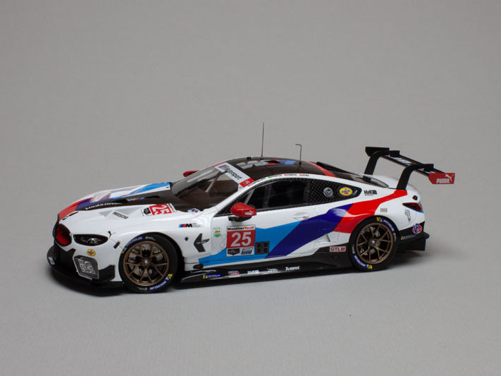 NuNu Models 1/24 scale BMW M8 GTE 2019 Daytona Winner plastic model kit review
