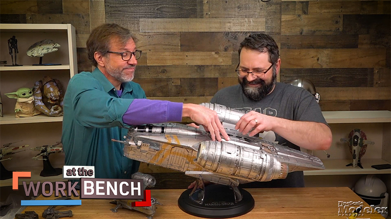At the Workbench HasLab Razor Crest unboxing