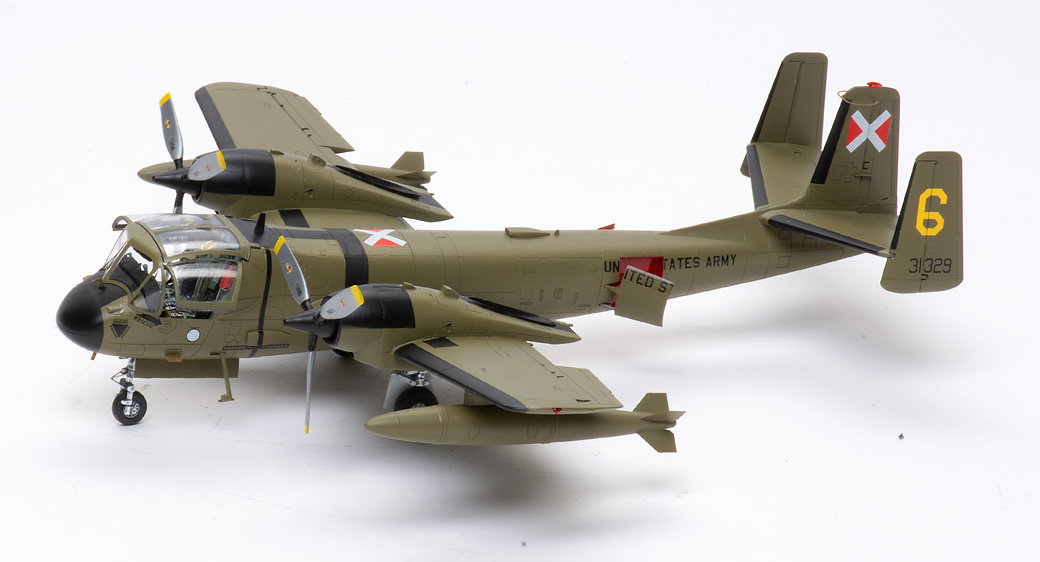 Clear Prop! 1/72 scale OV-1A/JOV-1A plastic model kit review