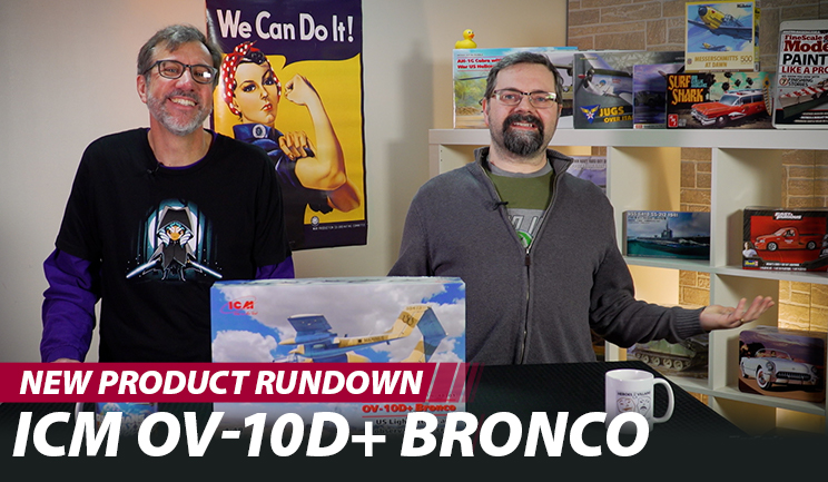 FineScale Modeler unboxes the ICM OV-10D+ Bronco, MPC Star Wars Darth Vader TIE fighter, HobbyBoss USS Gato, and more!