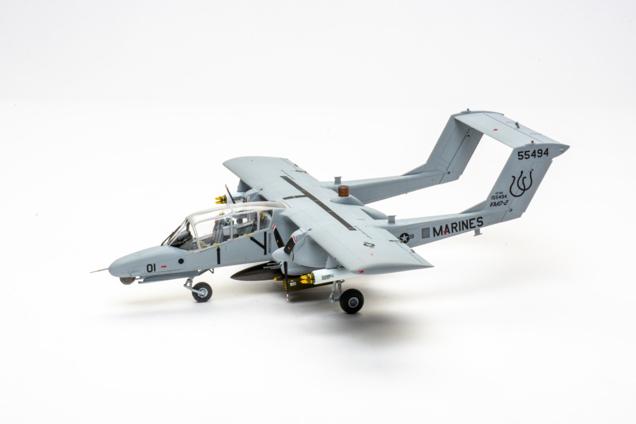 ICM 1/48 scale OV-10D+ Bronco plastic model kit review
