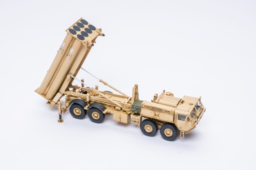 Trumpeter 1/72 scale Terminal High Altitude Area Defense (THAAD) plastic model kit review