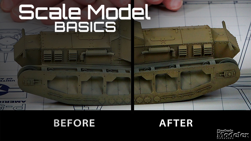 Scale Model Basics: How to drybrush scale models