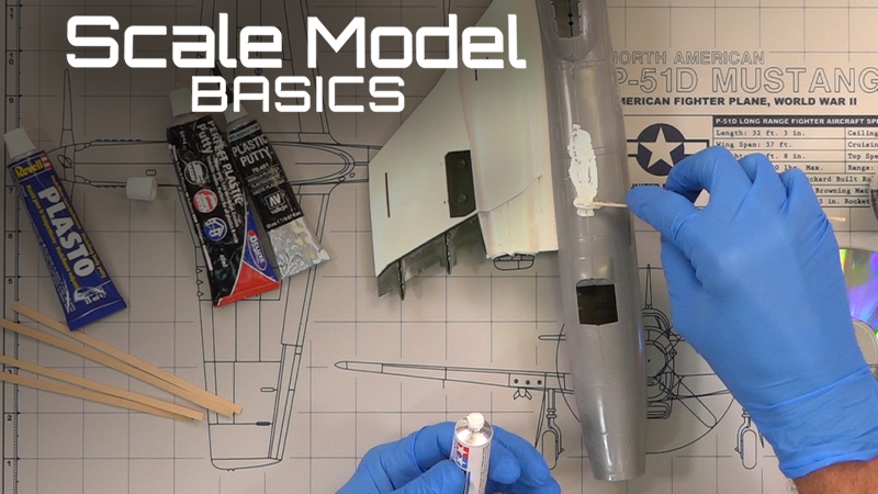 Scale Model Basics: How to fill gaps and seams on scale plastic models