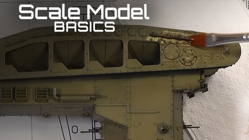 Scale Model Basics: How to mix and apply washes