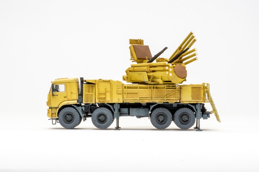 Zvezda 1/72 scale Russian Self-propelled Antiaircraft System Pantsir-S1 (SA-22 Greyhound) plastic model kit review