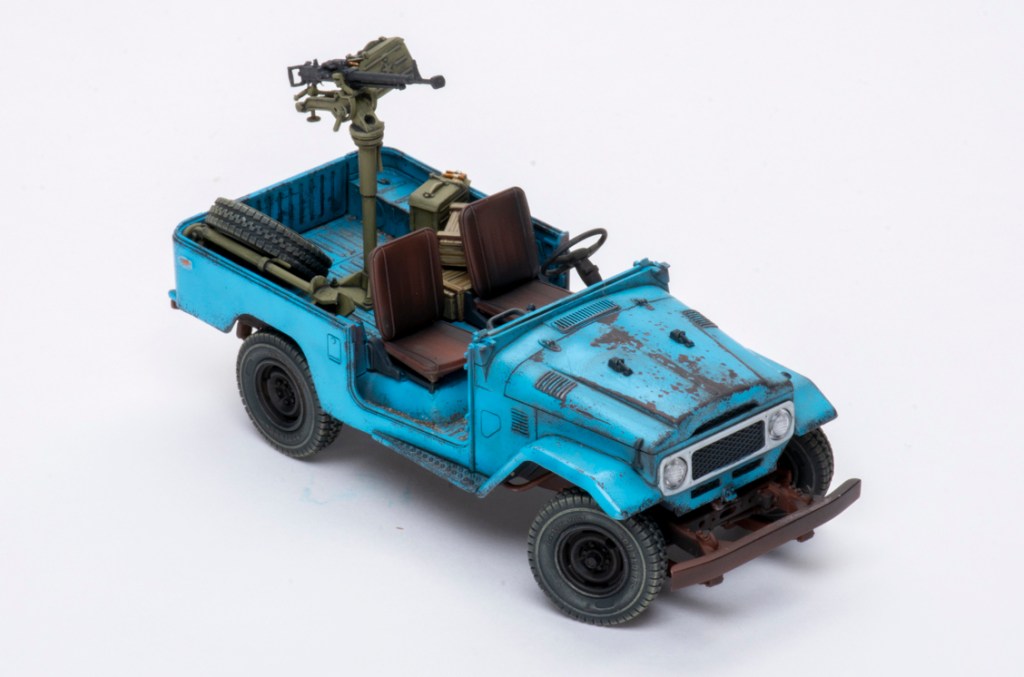 AK Interactive 1/35 scale FJ43 pickup with DShKM plastic model kit review