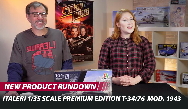 FineScale Modeler unboxes the Italeri T-34/76, Italeri F-27, AMT ’97 Ford F-150, and more