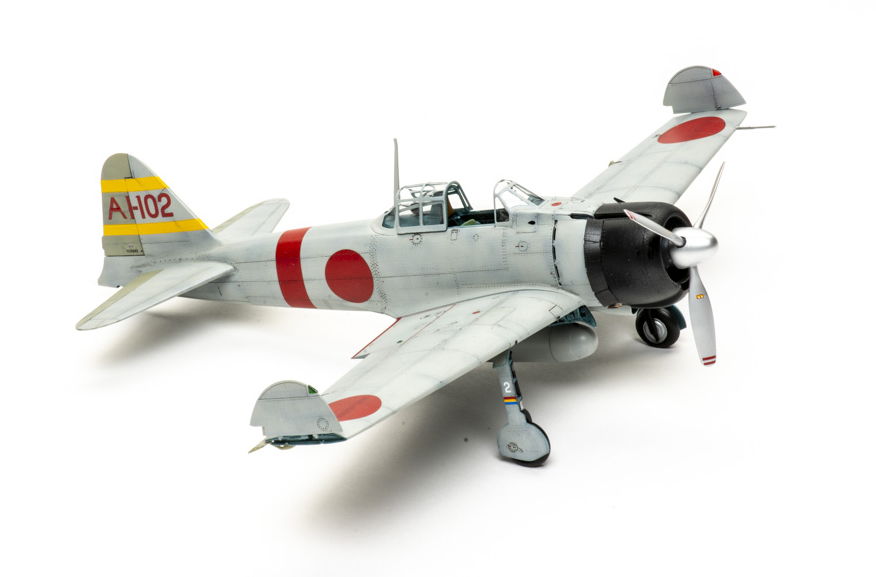 Academy 1/48 scale A6M2b Zero Fighter Model 21 “Battle of Midway” plastic model kit review