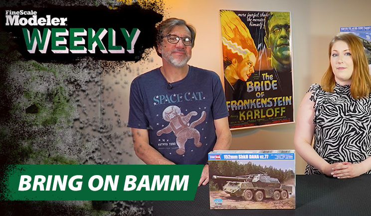 New kits from HobbyBoss and Takom, trying watercolor pencils, and bringing on BAMM