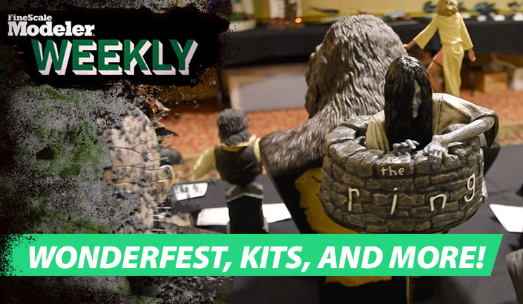 WonderFest, new kits from HK Models and Tamiya, and practicing with putty tools