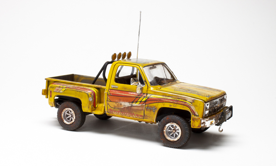 MPC 1/25 scale Sod Buster Chevy 4×4 pickup plastic model kit review