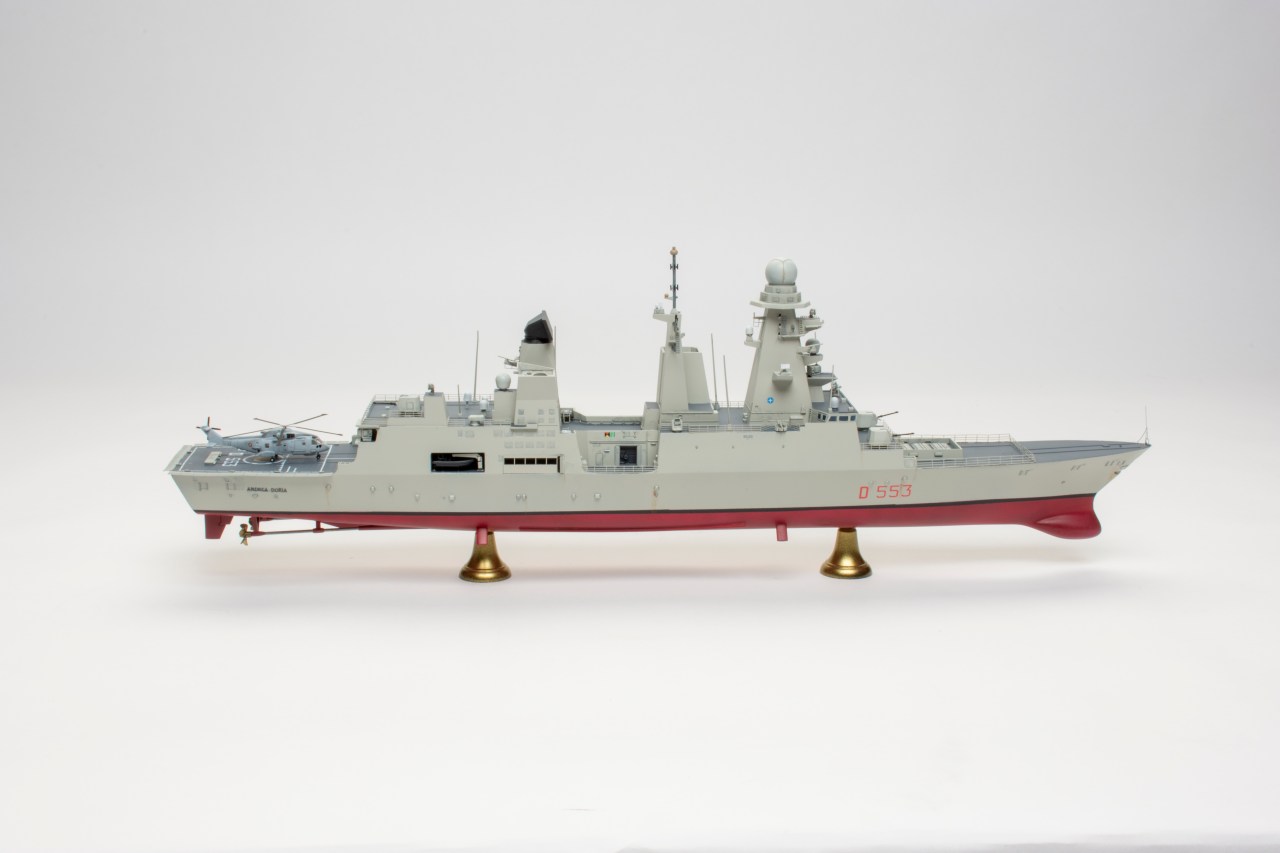 Takom 1/350 scale Italian ‘Horizon’-class destroyer plastic model kit review