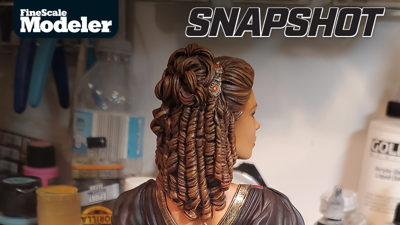 How to paint realistic brunette hair