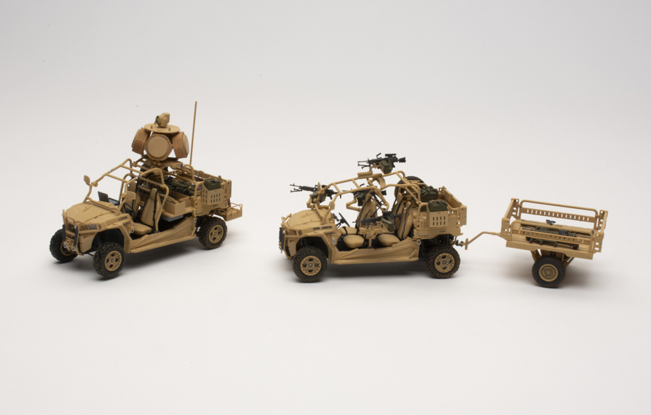 Magic Factory 1/35 scale MRZR D4 all-terrain ultralight tactical vehicle dual-combo plastic model kit review