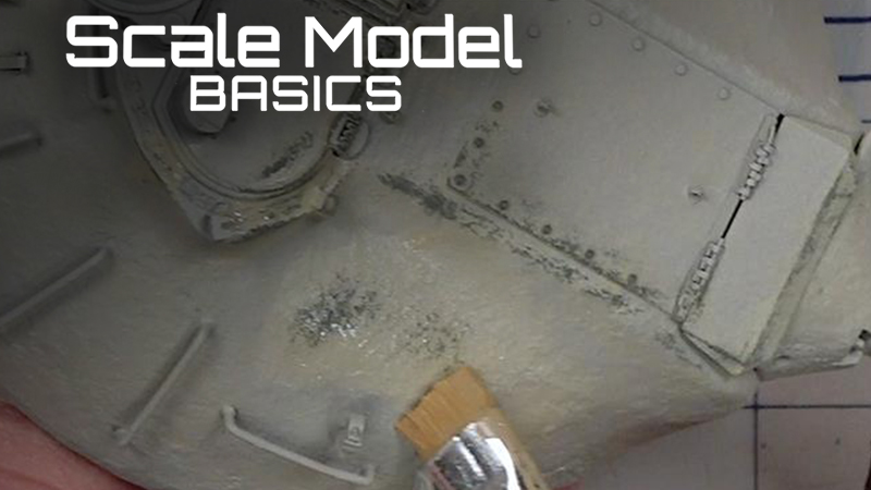 Scale Model Basics: Paint chipping effects with hairspray
