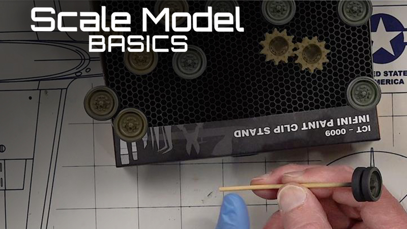 Scale Model Basics: 5 ways to hold model parts for painting