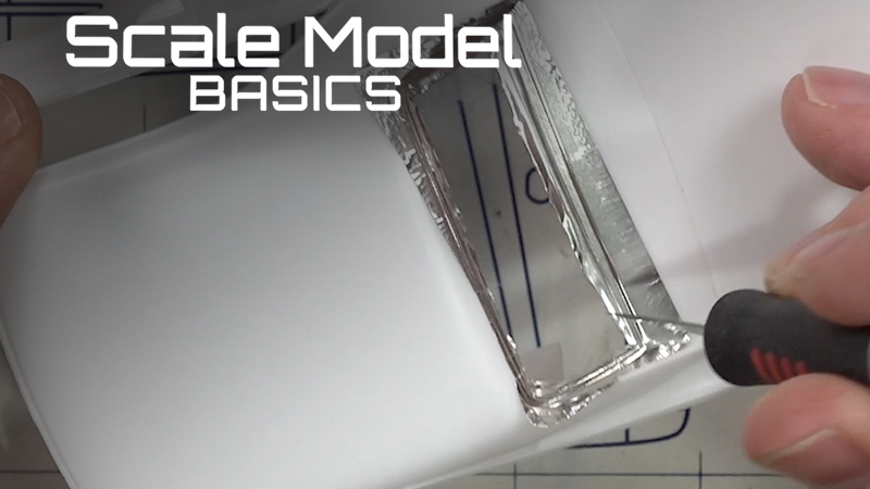 Scale Model Basics: Apply Bare-Metal Foil