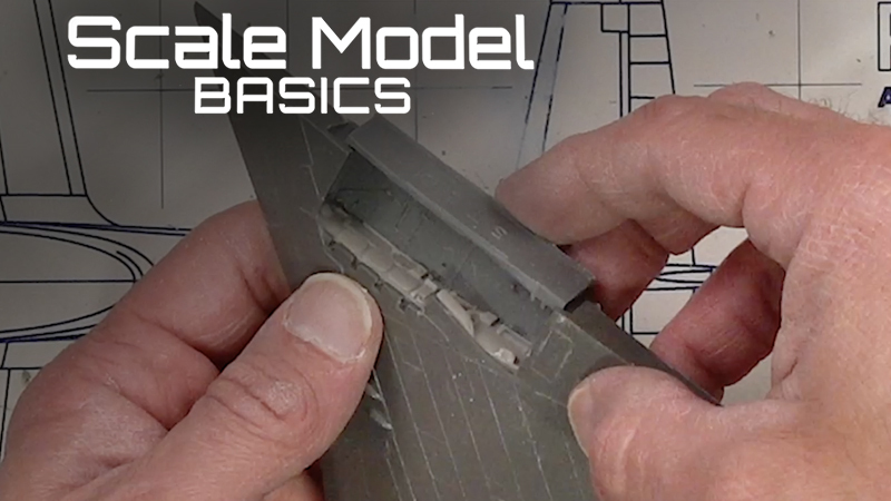Scale Model Basics: Install a resin wheel well