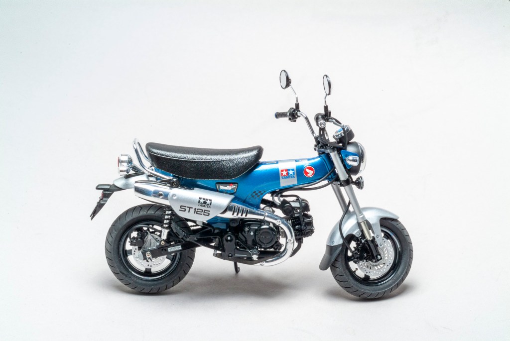 Tamiya 1/12 scale Honda DAX 125 Limited Edition plastic model kit review