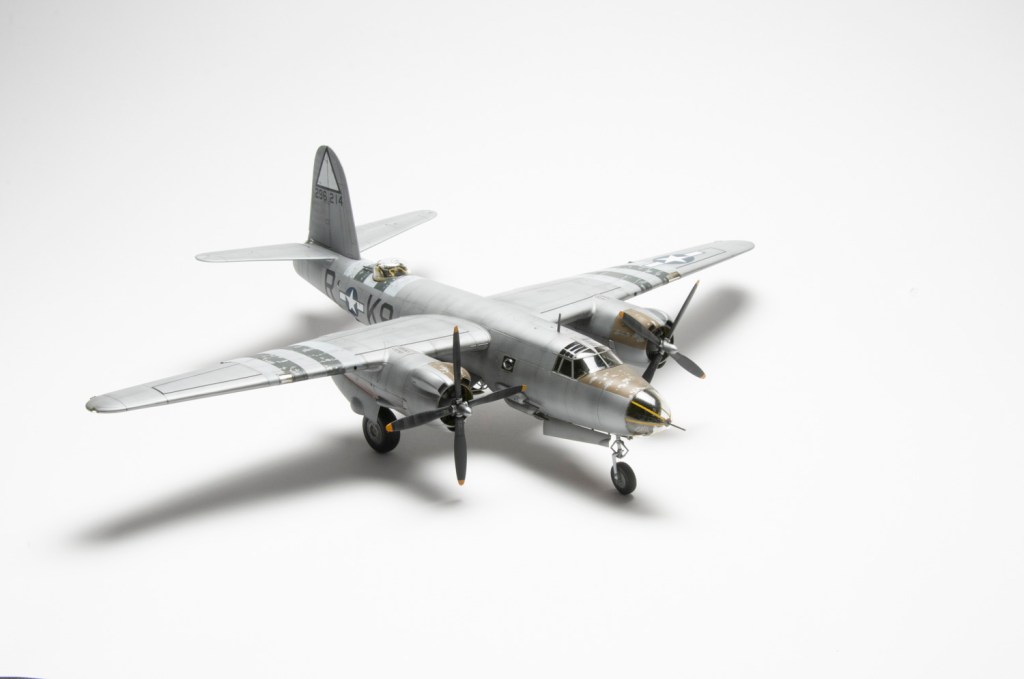 ICM 1/48 scale Martin B-26B Marauder plastic model kit review