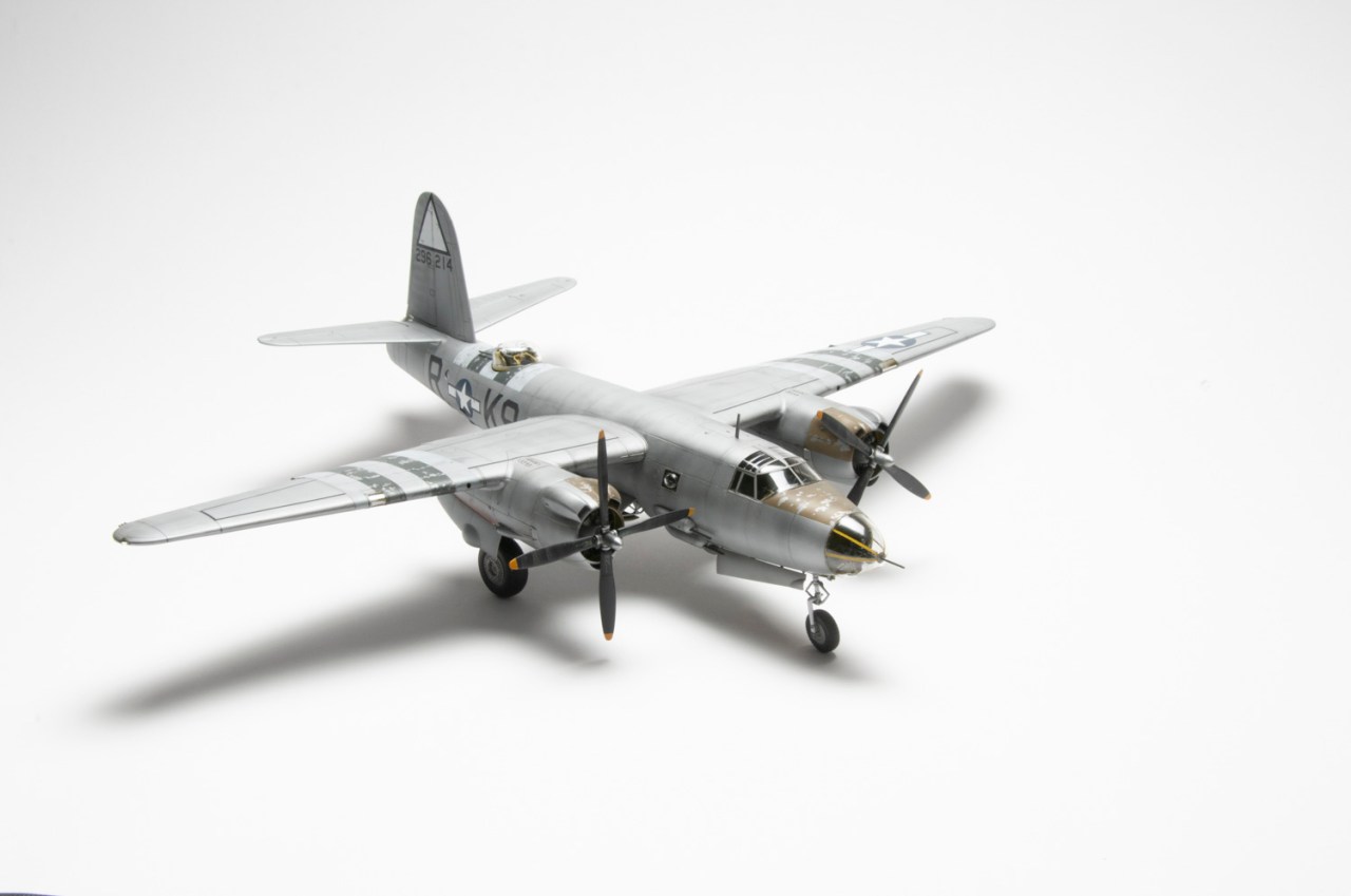 ICM 1/48 scale Martin B-26B Marauder plastic model kit review