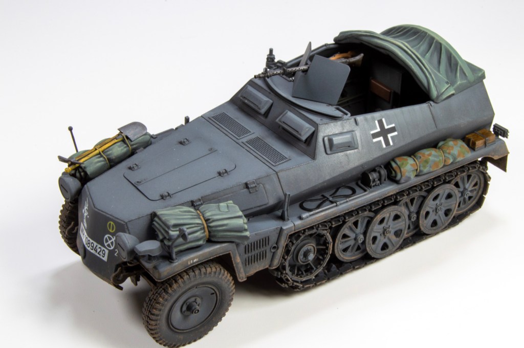 Takom 1/35 scale SdKfz 250/1 plastic model kit review
