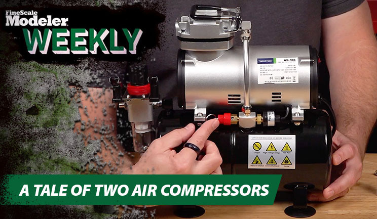 FSM opens kits from Arma Hobby and ICM, tries two air compressor kits, and goes back to Basics