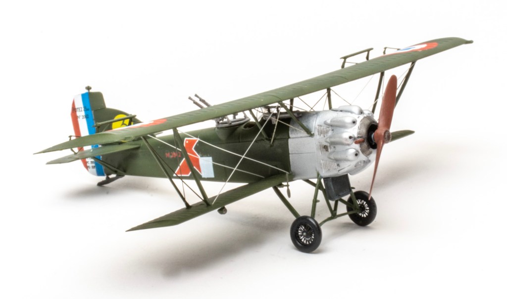 Azur-FRROM 1/72 scale Potez 25 Salmson 18Cmb plastic model kit review