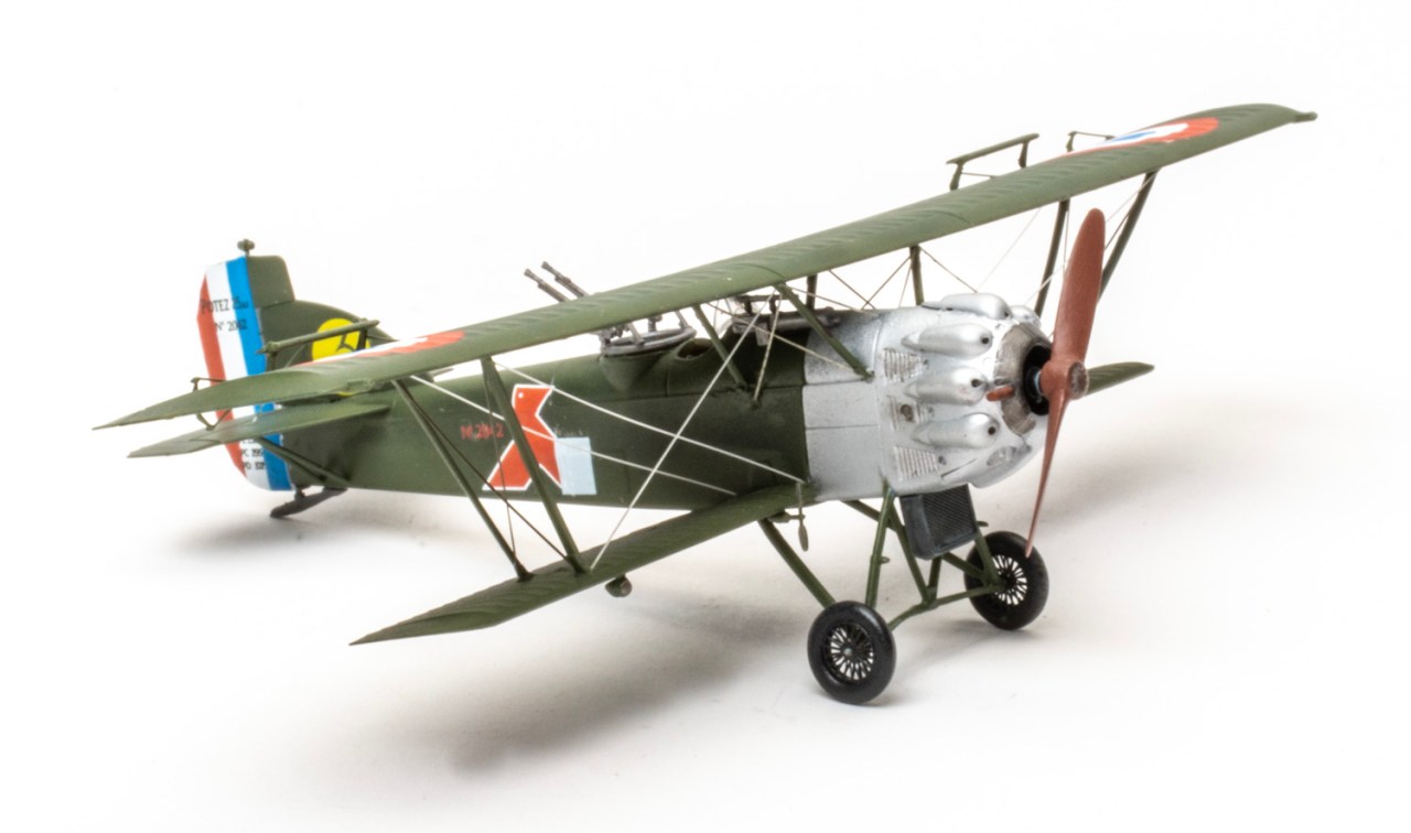 Azur-FRROM 1/72 scale Potez 25 Salmson 18Cmb plastic model kit review