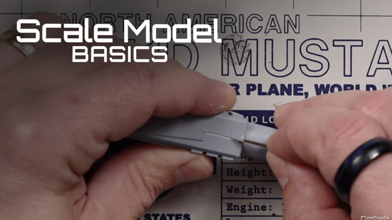 Scale Model Basics: Hide seams by scribing panel lines