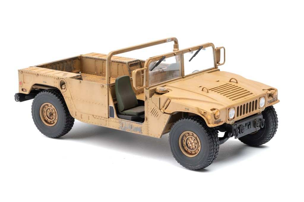 ICM 1/35 scale Humvee M1097A2 plastic model kit review