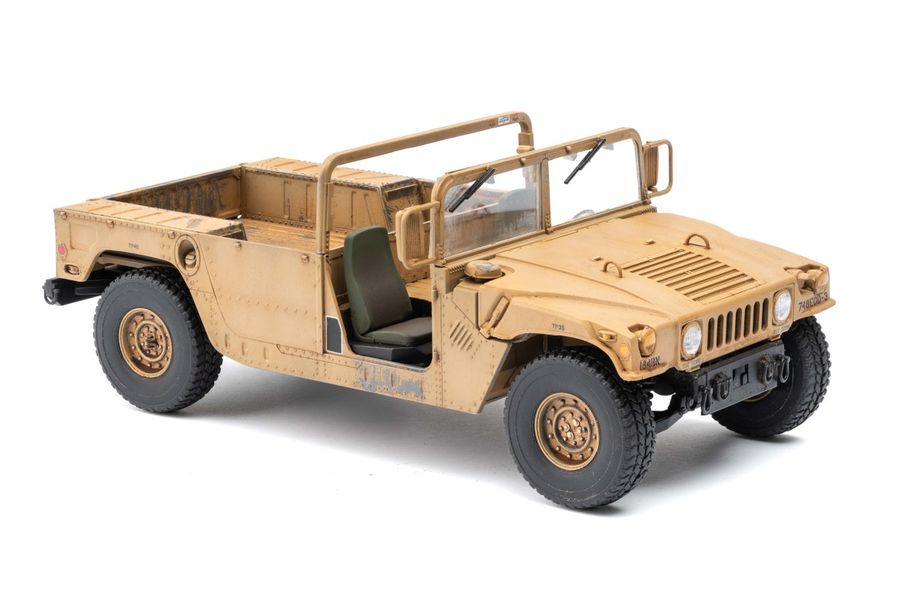 ICM 1/35 scale Humvee M1097A2 plastic model kit review