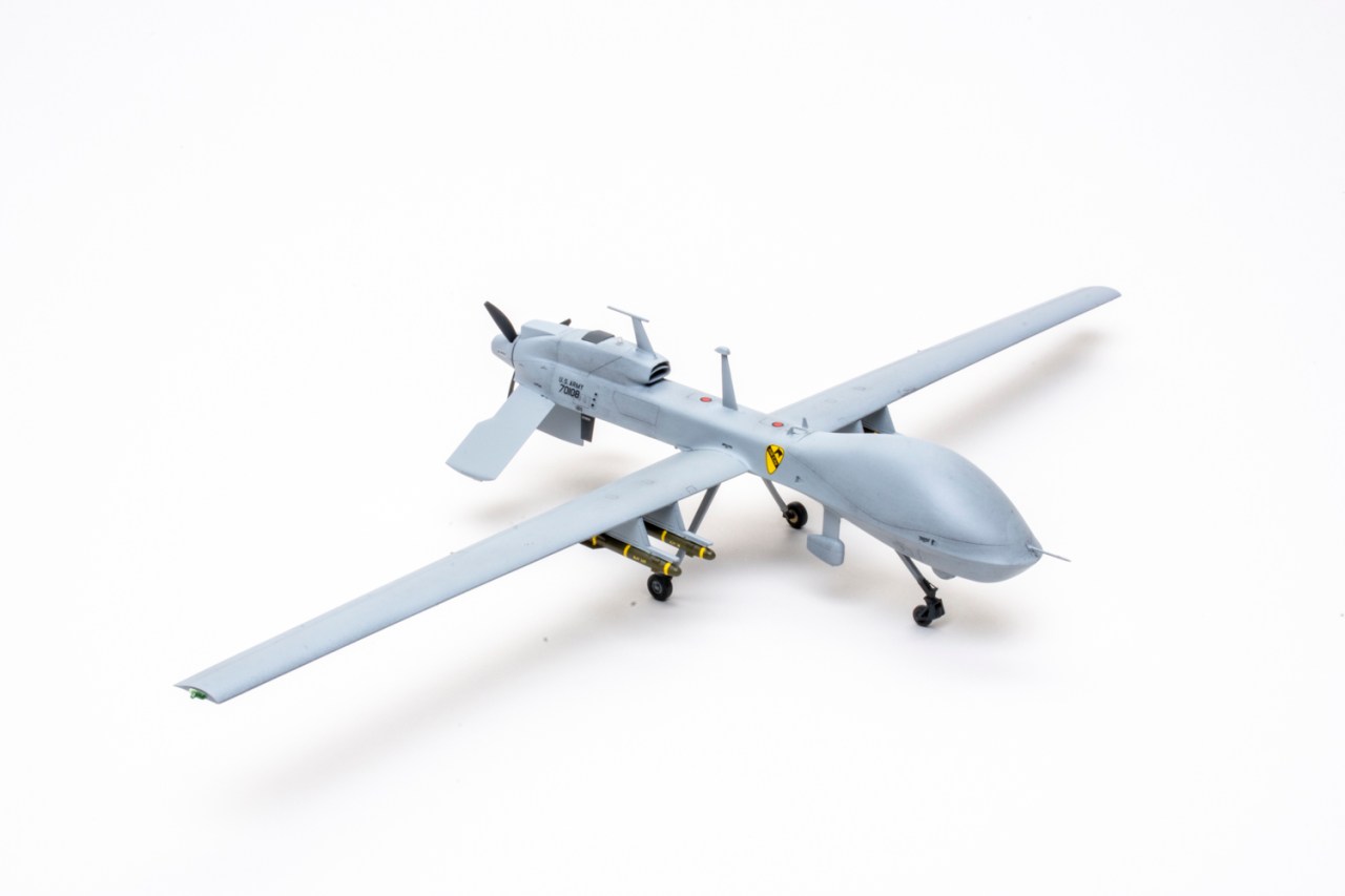 Clear Prop! 1/48 scale MQ-1C UAV plastic model kit review