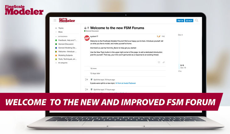 Welcome back to the ‘FineScale Modeler’ Forums!